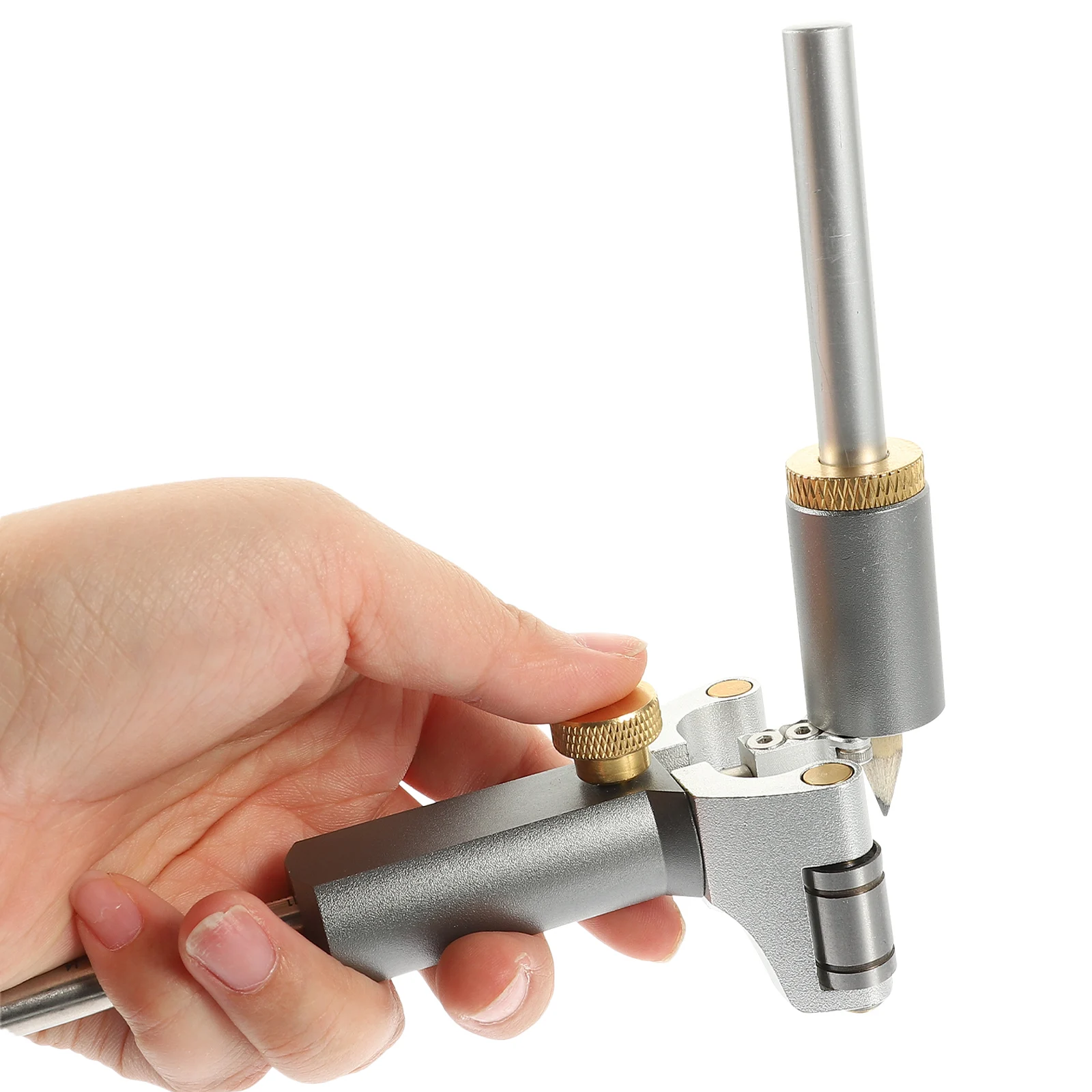 

Portable Automatic Scriber Sturdy Woodworking Tools Aluminum Alloy Compass Accurate Scale Pattern Fast Measurement Accessories
