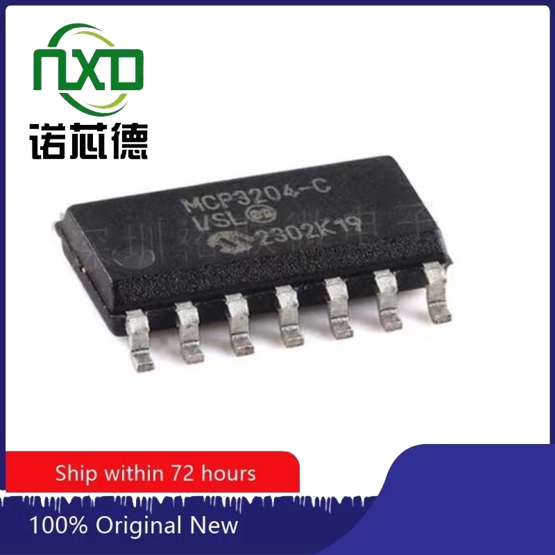 

10PS/LOT MCP3204-CI/SL MCP3204-BI/SL SOP14 Operational amplifier chip Brand new original