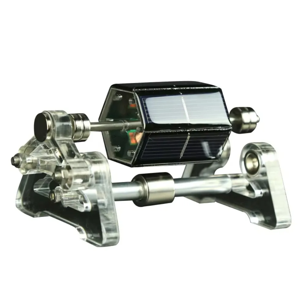 

Scientific Magnetic Solar Generator Decoration Technology Solar Motor Suspension High Speed Magnetic Levitation Ornaments Toys