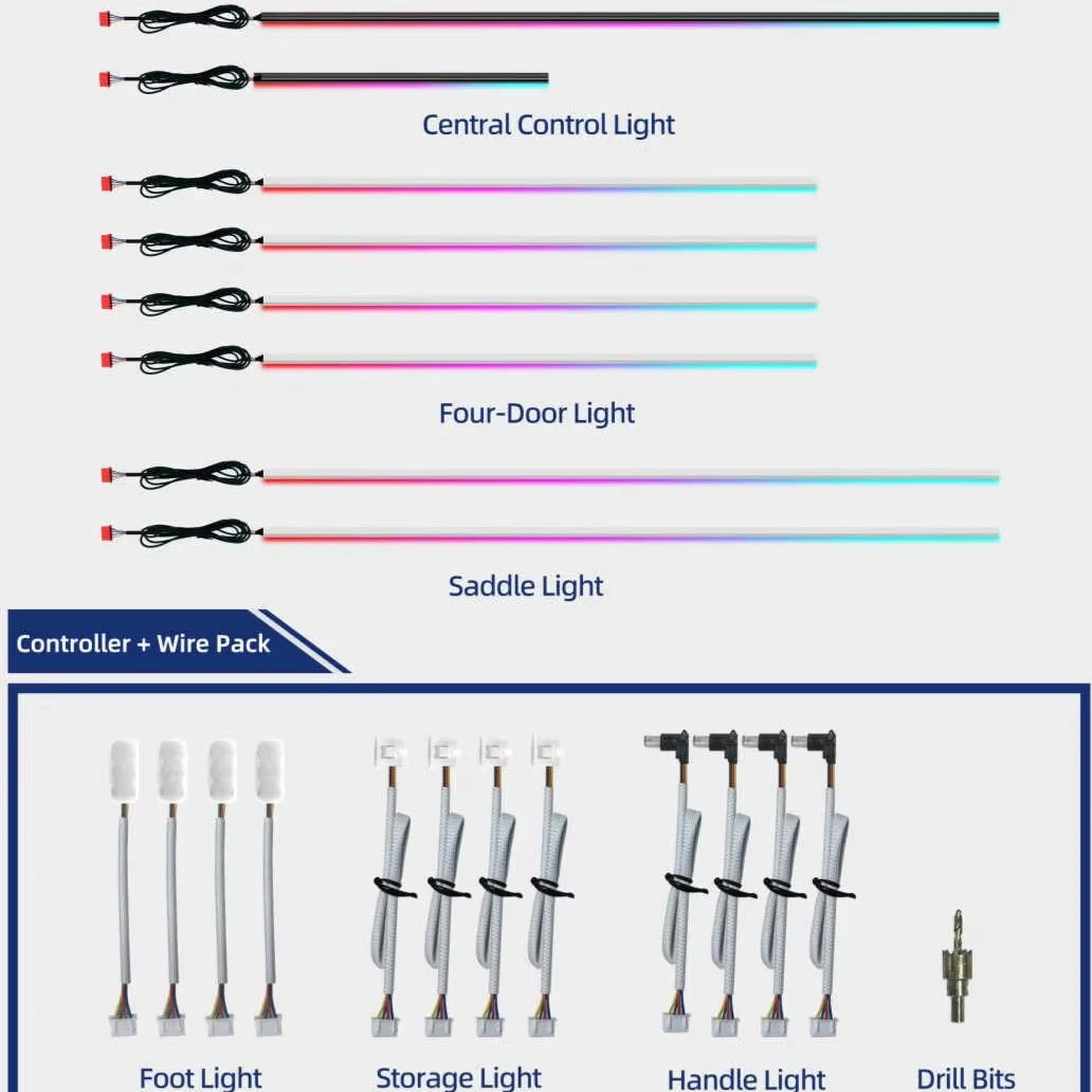 

Symphony Dynamic Car Ambient Light Kits For Audi Q8 2019-2024 Car Decoration Accessories Symphony Active Interior Lighting