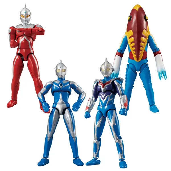 

Ultraman Super Movable 8 & 9 Figure Set - Nexus Seven Gauss Metron | Candy Toy Collection
