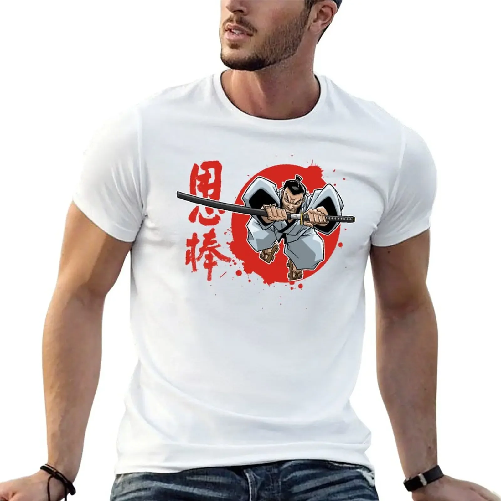 YOJIMBO T-Shirt Short sleeve tee blacks vintage anime shirt men clothings