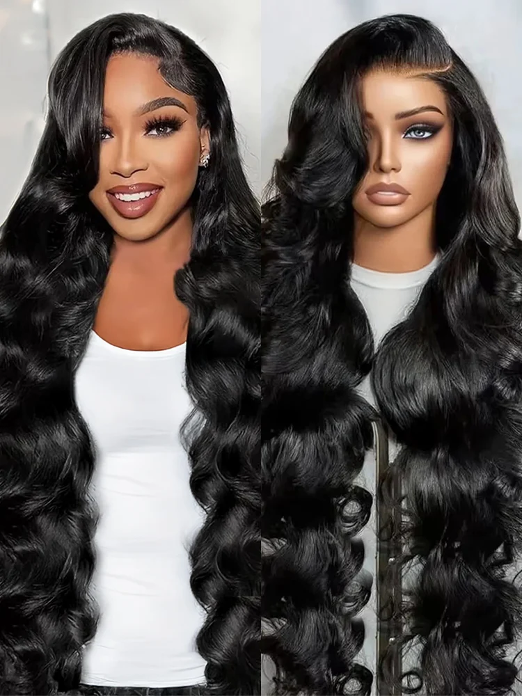 

Парик с прозрачной HD-основой 13x6, черный, с эффектом Body Wave, плотность 300, 44-46 дюймов, с эффектом Water Wave, бразильские человеческие волосы