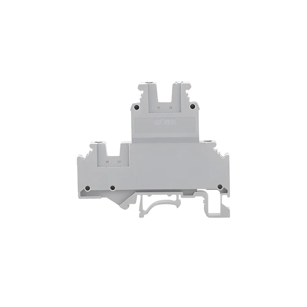 10Pcs UKKB-3 Din Rail Terminal Blocks Connector Double Layer Terminal Screw Wiring UKKB3 Wire Connector Screw Terminal Block