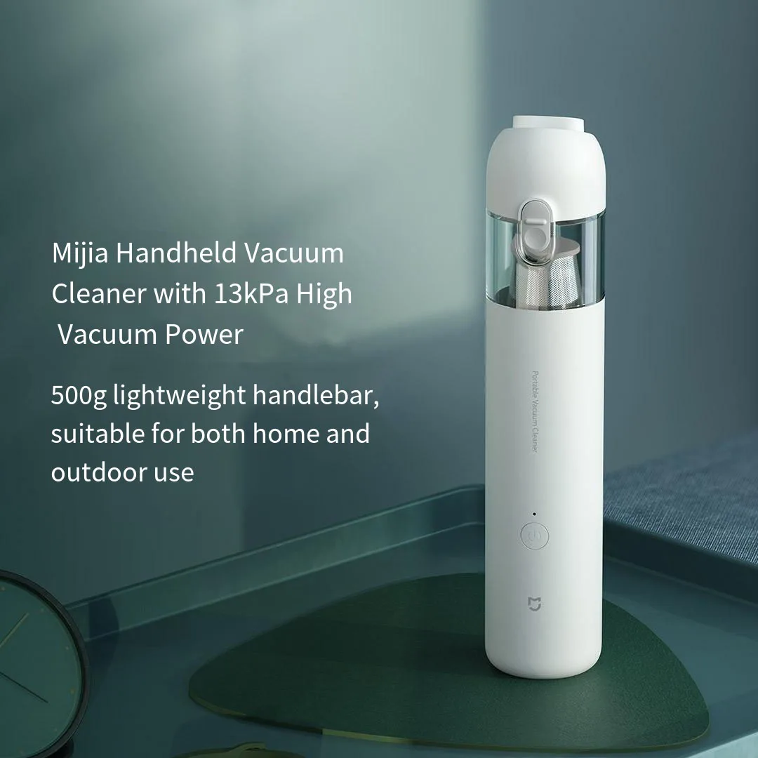 Mijia Xiaomi مكنسة كهربائية للسيارة الذكية مكنسة كهربائية محمولة لاسلكية شفط قوي محمول باليد منظف صغير عالي الطاقة للمنزل