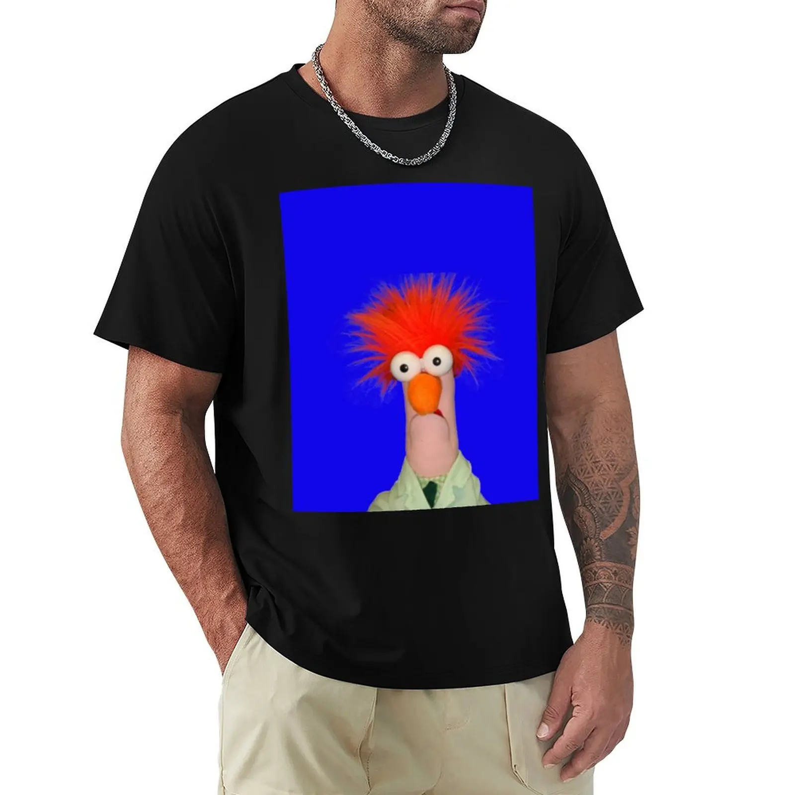 BEST SELLER - Beaker (Muppet) Merchandise T-Shirt Urban Style Casual Short Sleeve Top