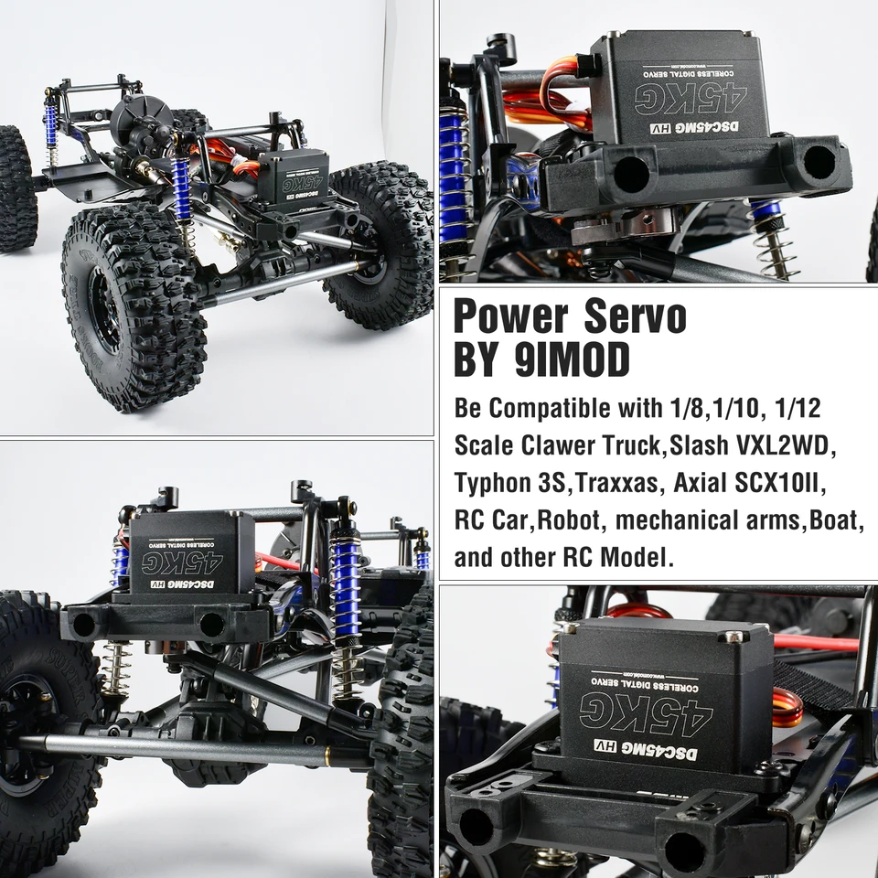 OSR2+ Twist4 静音モデル 9imodコアレスサーボ仕様 完成品 9imod rcサーボモーター,35kg,45kg,25kg,51kg,防水,ブラシレスモーター