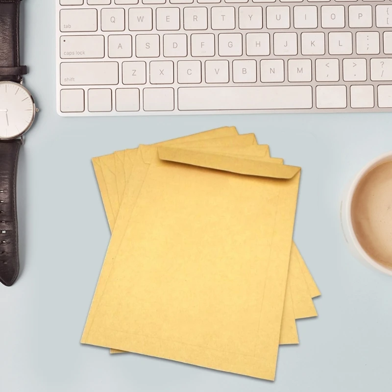 Envelope do documento do arquivo do envelope do envio do auto selo 50 pces para o recibo documentos