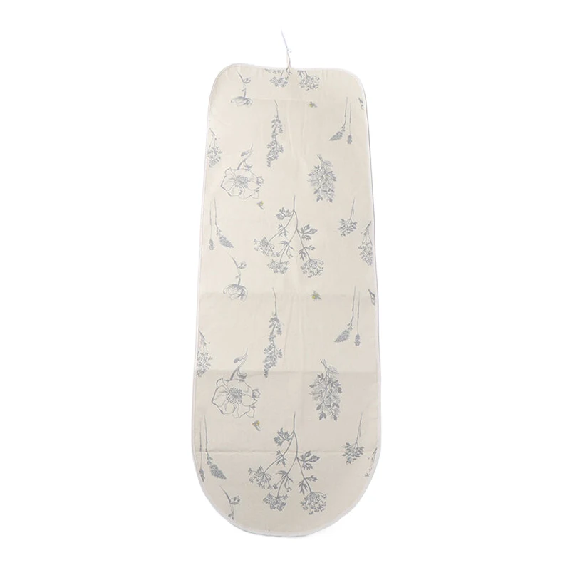 Printed Ironing Board Cover Heat Insulation Drawstring Tightening With Padding Cloth Large Canvas Ironing Board Protector Cover