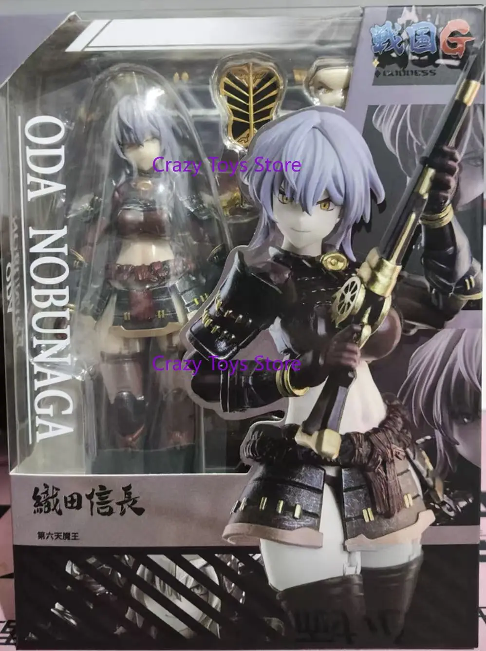 Em estoque keepgoing escala 1/12 sengoku g oca nobunaga versão feminina demônio rei conjunto completo 6 Polegada modelo de figura de ação soldado