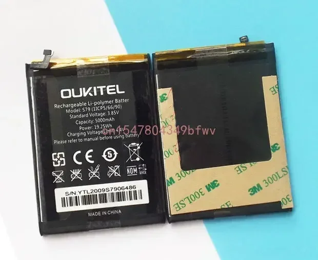 New  oukitel WP8 pro phone battery 5000mah 3.85V for oukitel WP8 pro phone battery