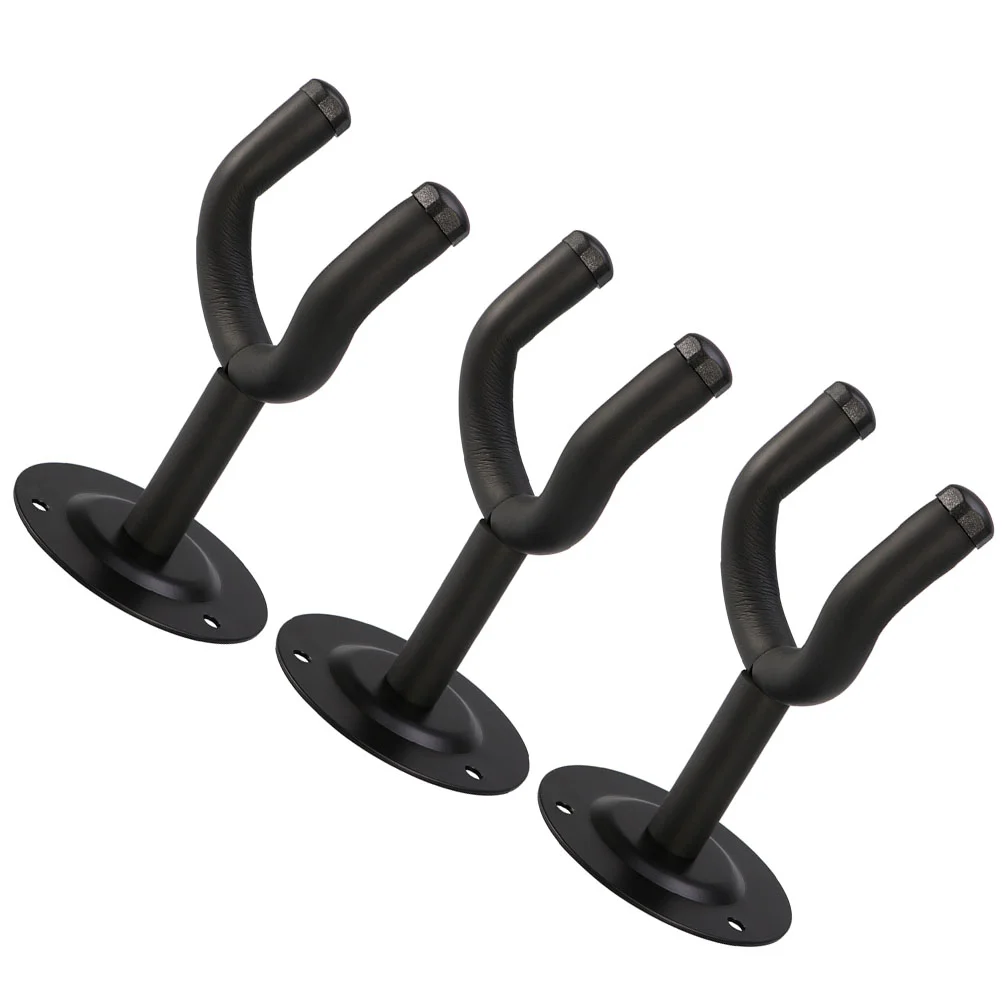 8 Pcs Guitar Hangers Wall Mount Hook Clothes Hanging Rack Bracket Instrument for