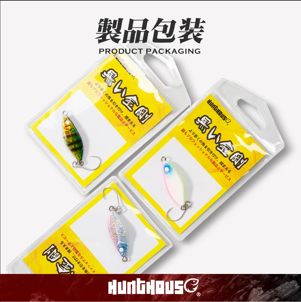 Hunthouse Fishing Hard Lizinc Metall-Jigging-Köder Mini-Jig-Löffelköder 3,5g/5g/7g/10g/14g sinkend mit UV-Augen für Barsch, Forelle, Thunfisch – Detail 11