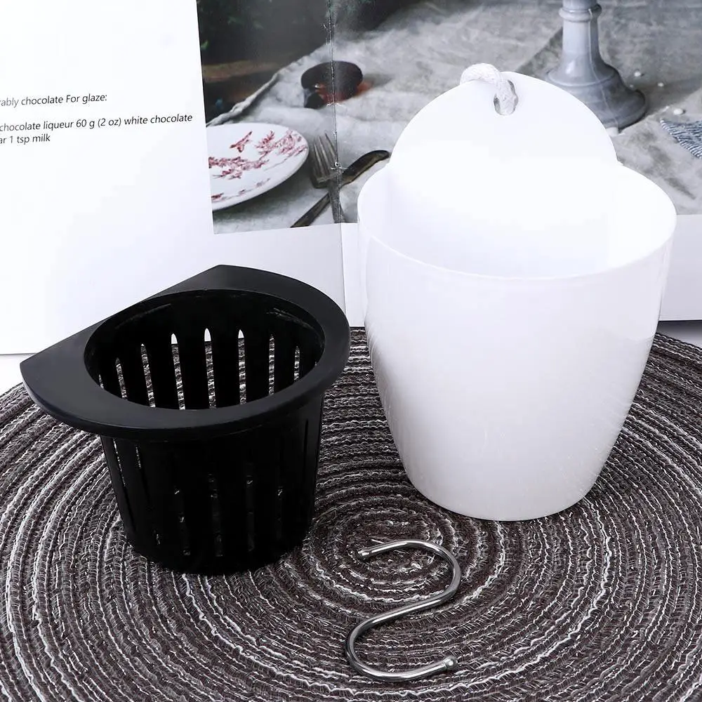 

Garden Decor Hanging Self Watering Basket Planter Flower Pot Plant Pot