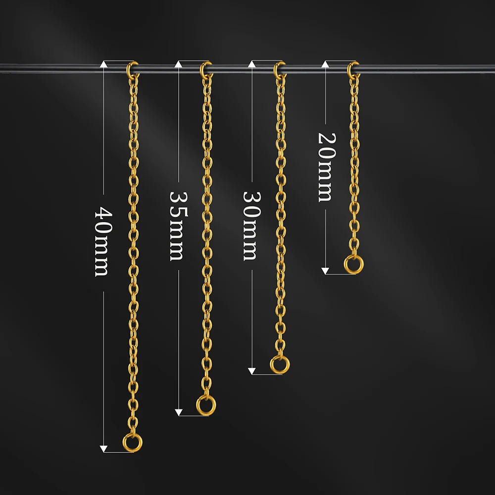 Titanium Piercing Connector Chain Link for Ear Stud