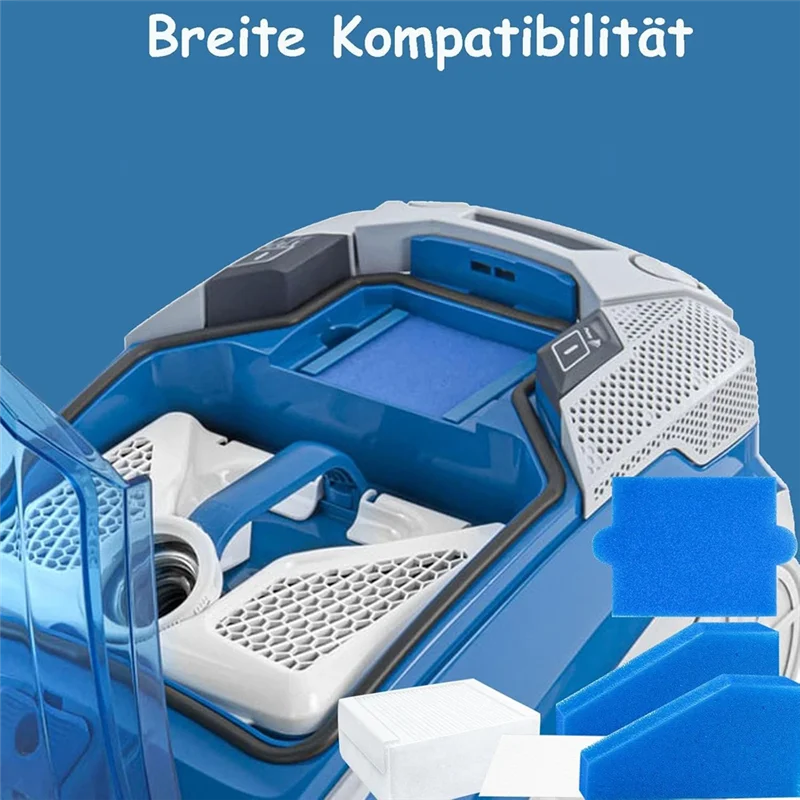 JDZD 2 Set 787241 استبدال فلتر التنظيف للمكانس الكهربائية Thomas Aqua + Multi Clean X8 Parquet، Aqua + Pet & Family