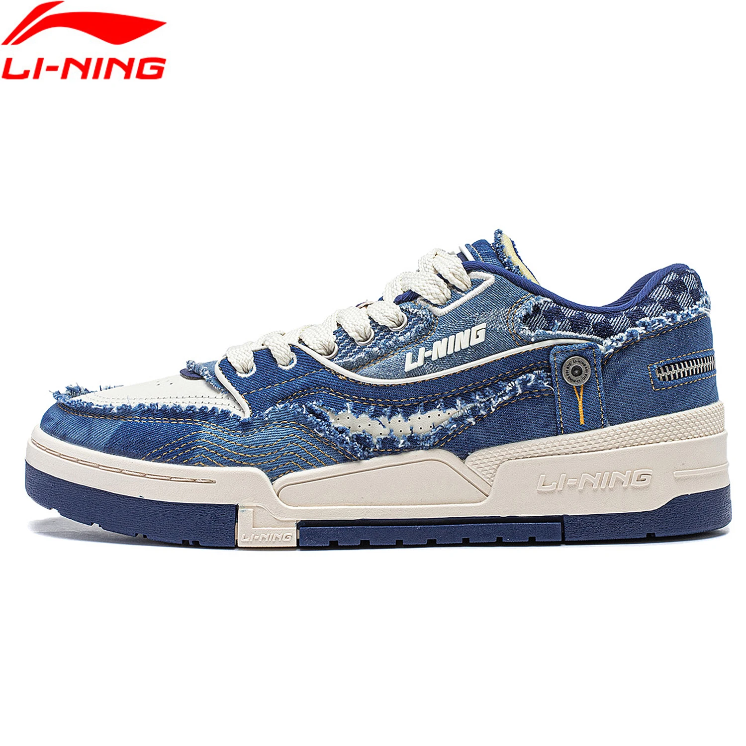 Li-Ning Men 001 BTC PREMIUM Lifestyle Shoes Classic Wearable DUAL CUSHION LiNing Comfort Sport Shoes Leisure Sneakers AGCT101