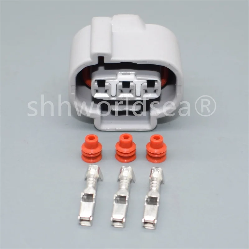 1 مجموعات سلك السيارة كابل أنثى غمد مقاوم للماء 3 دبوس موصل مقبس توصيل السيارات تشمل المحطات والأختام #5