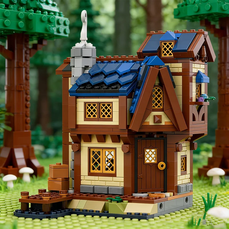 618 PCS City Street Upgraded Pub For21348 Dragon Tale MOC Customize Modular Building Block Model Popular DIY Assembly Toy Gift