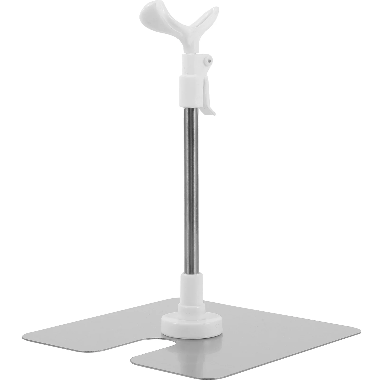 

Stainless Steel Stand Adjustable Height Figurine Display Shelf Bracket Action Figures Storage Rack Toys Showcases