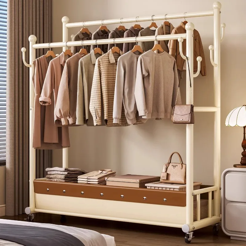 Clothes rack from floor to ceiling, bedroom clothes rack, home balcony clothes rack, indoor clothes storage rack