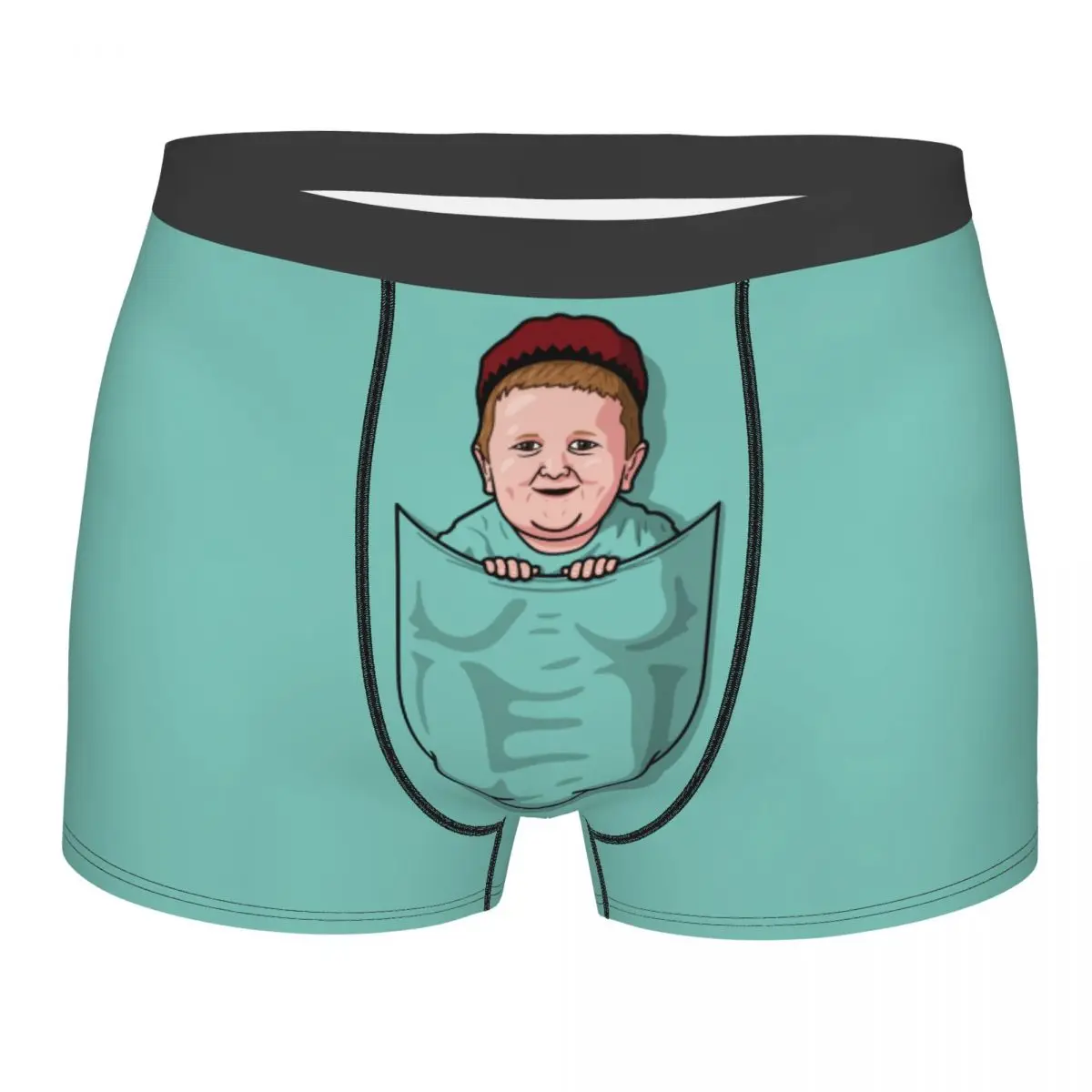 Custom Male Fashion Hasbulla Magomedov Pocket Men's Underwear Hasbullah Smile Boxer Briefs Stretch Shorts Panties Underpants