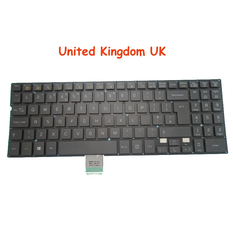 Black US UK FR AR Keyboard For LG U560 U560-G G.BG31P1 G.BG51P1 GH30K GH5SK U560-K K.AH50K K.AH5DK U560-R R.AFLGB1 No Frame New