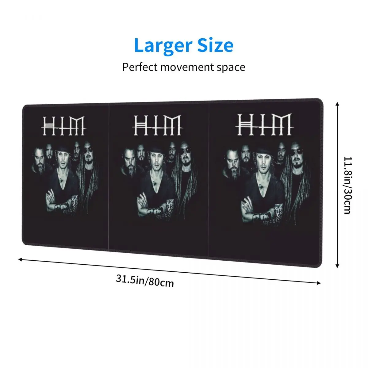 Large Mouse Pad Him Band Washed Him Ville Valo Razorblade Romance Gamer PC Laptop Mats Keyboard Carpet Computer Gaming Desk Mat