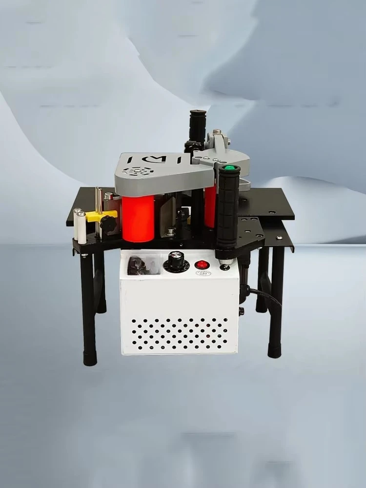 1200W Small Manual Edge Banding Machine Double Side Gluing Portable Edge Bander Woodworking Equipment 220V