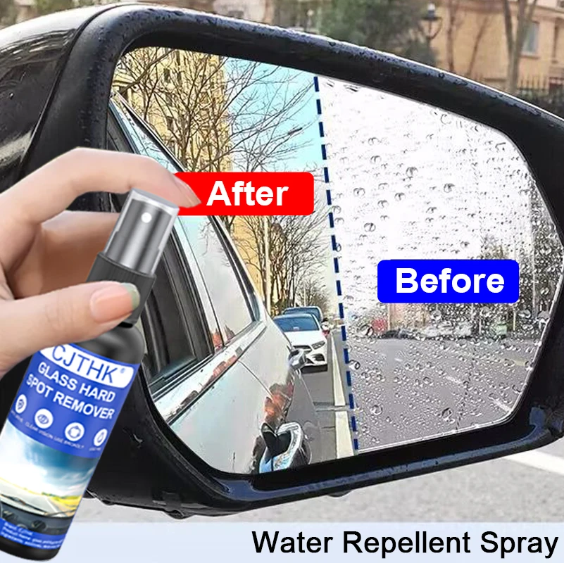 Car Glass Anti-rain Water Spray Repellent Nano Coating Hydrophobic Waterproof Agent Oil Film Removing Auto Glass Film Agent