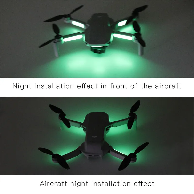 For DJI Mini 3 PRO/Mini3/Mini2/Mini 2 SE/Mini/SE Luminous Stickers Night Flight Fluorescent Decals Decorative Drone Accessories