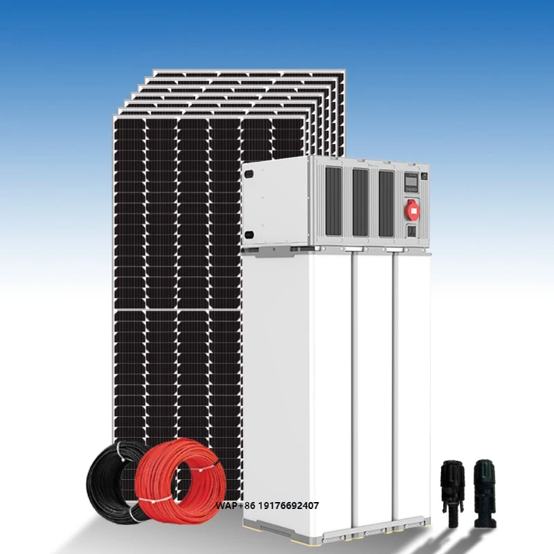 Solar System Off Grid Solar Power System Complete Kit Three Phase Inverter Lifepo4 Lithium Battery 45kWh 90kWh 135kWh for Home