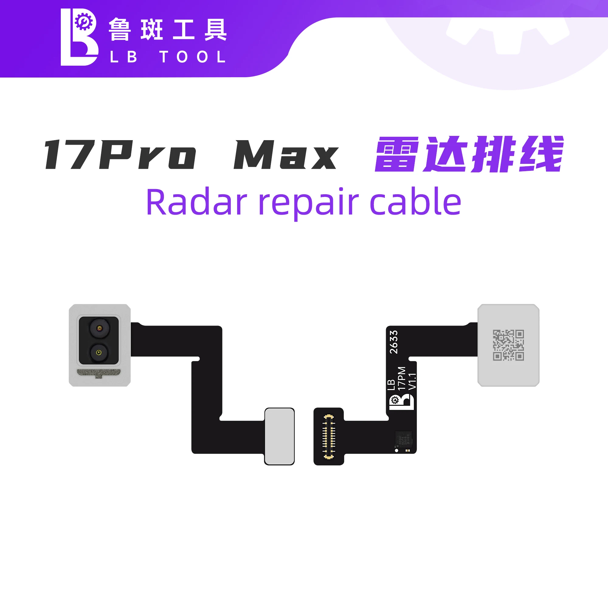 LB TOOL L3 Camera LiDAR Repair Expansion Board FPC Flex Cable for iPhone 16 17 Pro Pro Max Repair Tool
