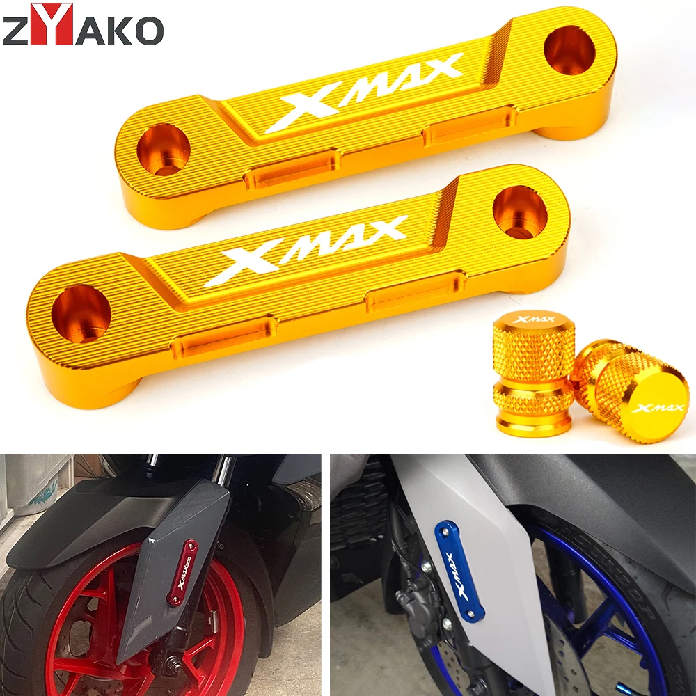 CNC For Yamaha XMAX 300 2023 X-MAX 125 XMAX 250 XMAX300 XMAX 400 2017-2022 Motorcycle Front Axle Coper Plate Decorative Cover