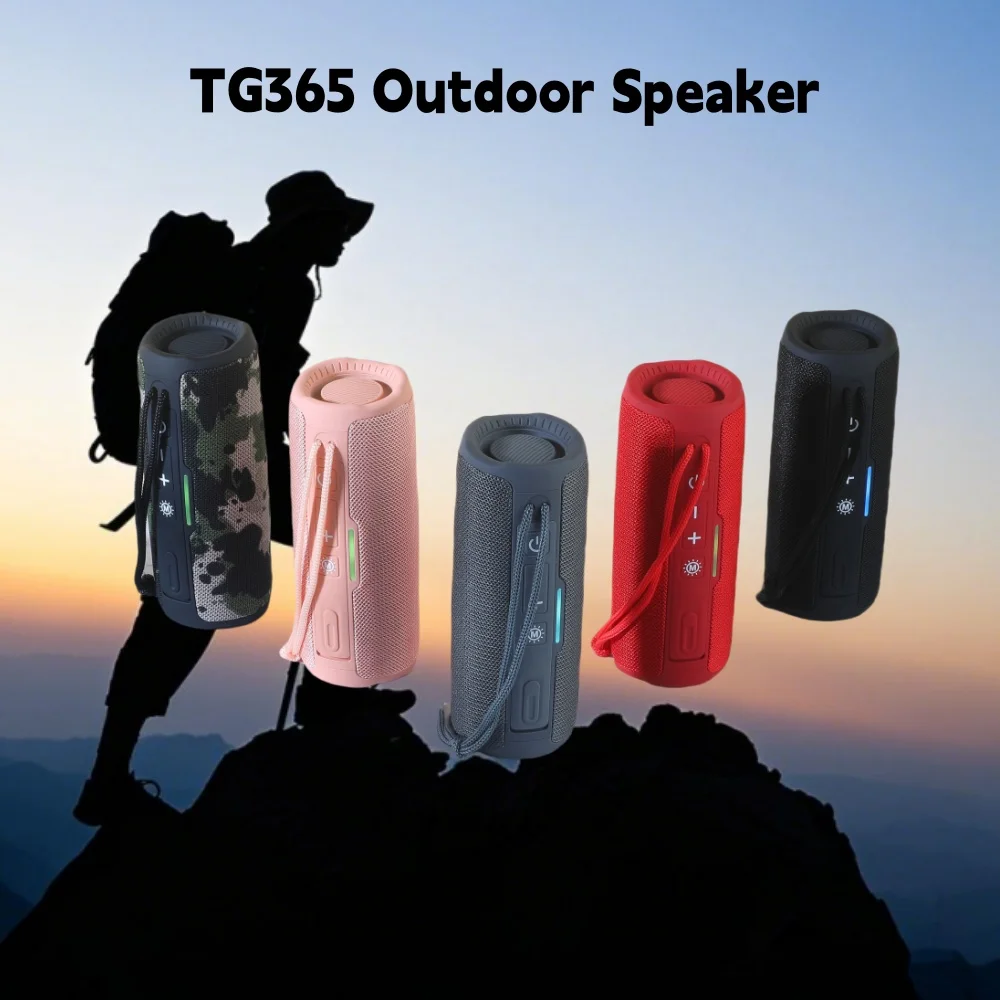 

T&G TG365 Riding Motorcycle Speaker Portable Stereo Sound Speaker 1200mAh Battery Dual Bass For Outdoor Camping Hiking