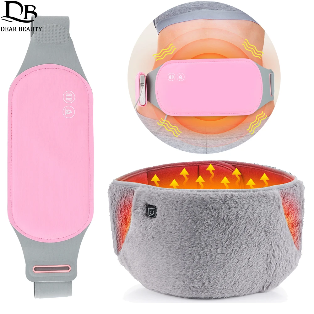 

USB Charging Uterus Warming Belt Electric Heating Pad For Women Period Care Hot Compress Abdominal Massager Waist Warmer Belt