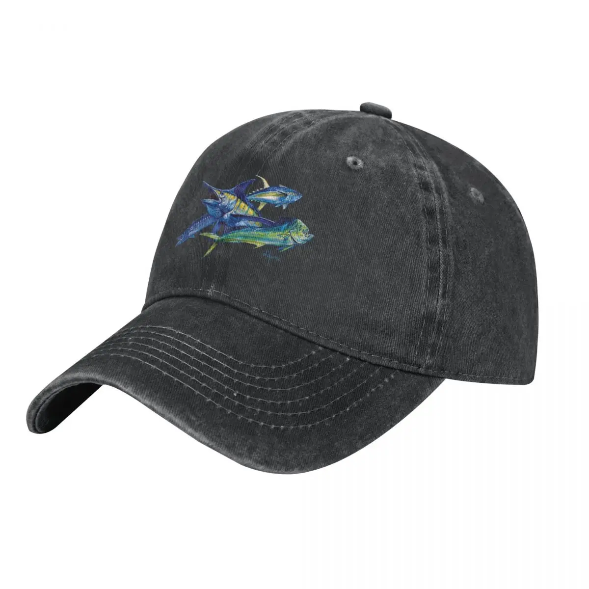 Offshore Cowboy Hat Beach Bag Sports Cap black funny hat Female Men's