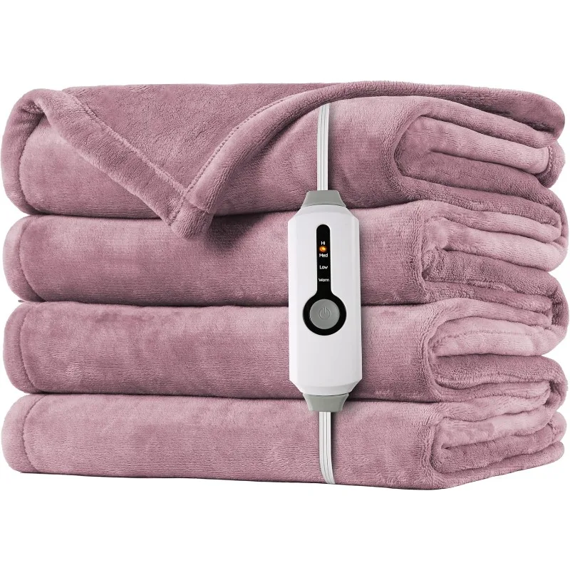 

Heated Electric Blanket Full Size 72"x84" - Cozy Warm Flannel Heated Blanket with 4 Heating Levels & 10 Auto Off