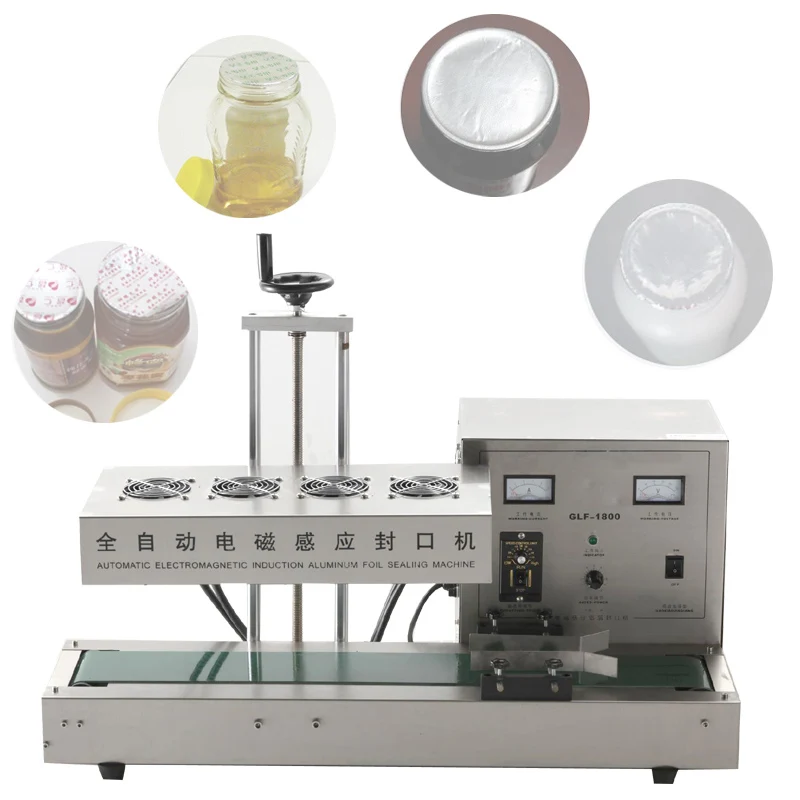 Electromagnetic Induction Bottle Aluminum Foil Sealing Machine Commercial Tin Foil Gasket Sealing Machine For Glass Plastic Bott