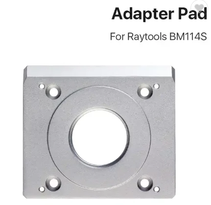 Bm114sファイバーレーザーカットヘッド用ノズルコネクタ、アダプターパッドは、プロのcm2、マシンパーツに接続します