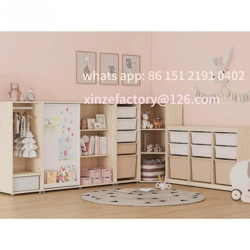 

Customizable multi-layer children's bookshelf bookcase picture book rack toy storage cabinet locker environmental protection