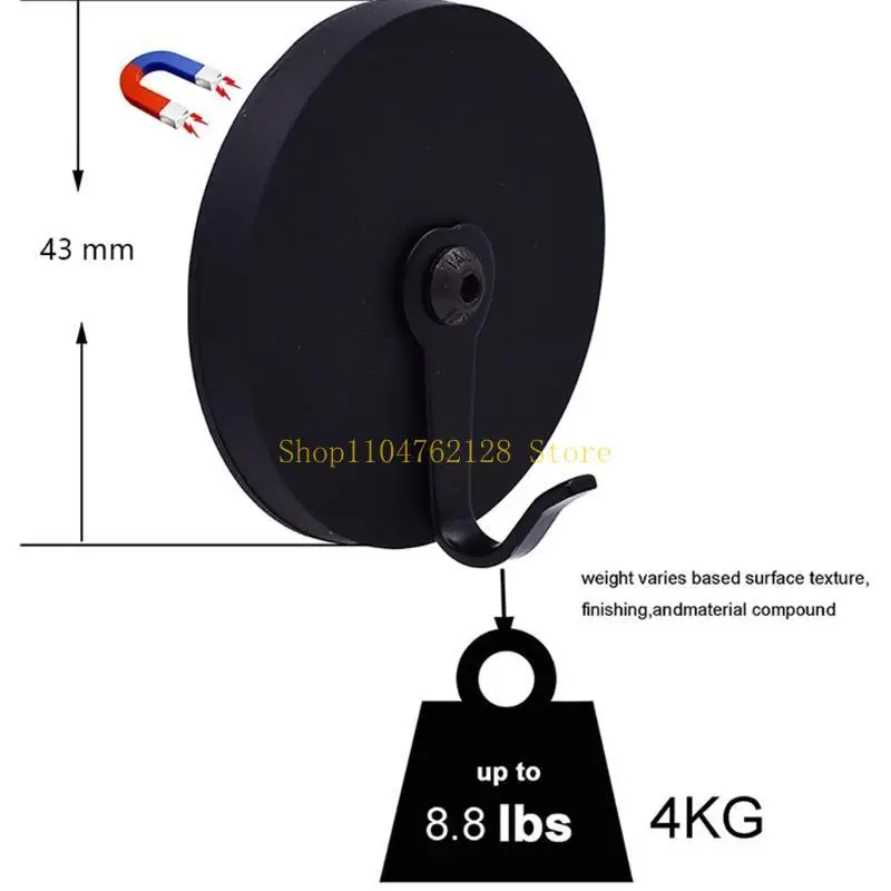 خطاف حلقة الأزهار حافة ناعمة خطاف متين سهل التركيب شماعات مغناطيسية أفضل بيع