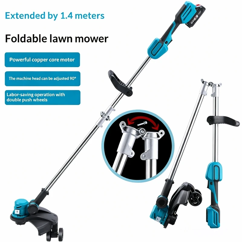 Brushless Electric Lawn Mower 예초기 Desbrozadora Batería Rasentrimmer Akku 충전식 예초기 Akku Rasentrimmer 충전예초기 전동예초기 충전 예초기 무선 충전식 예초기