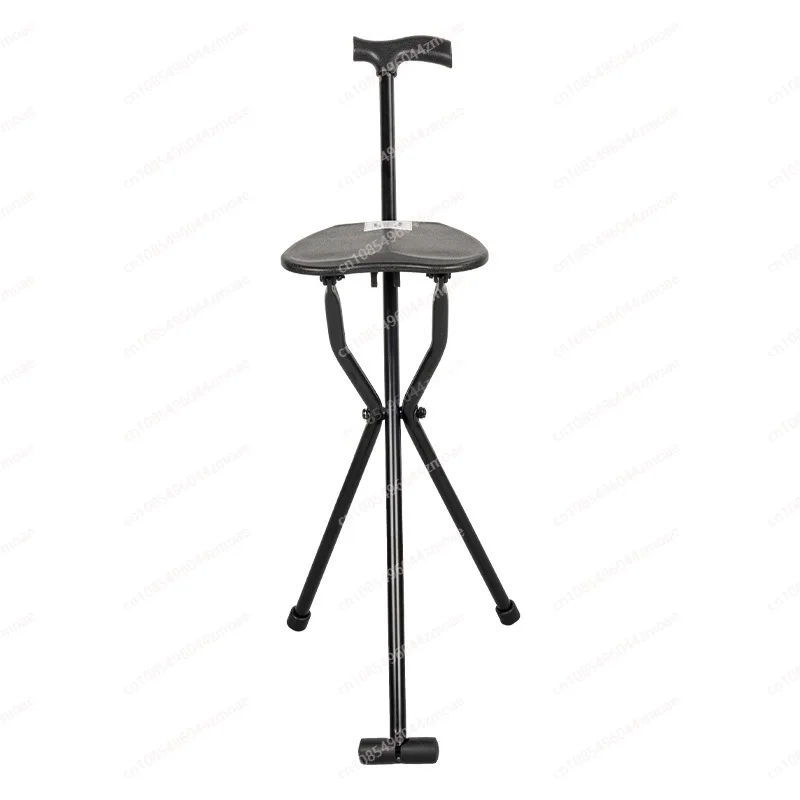 

Aluminum alloy folding leisure cane chair elderly supplies walking aid crutches