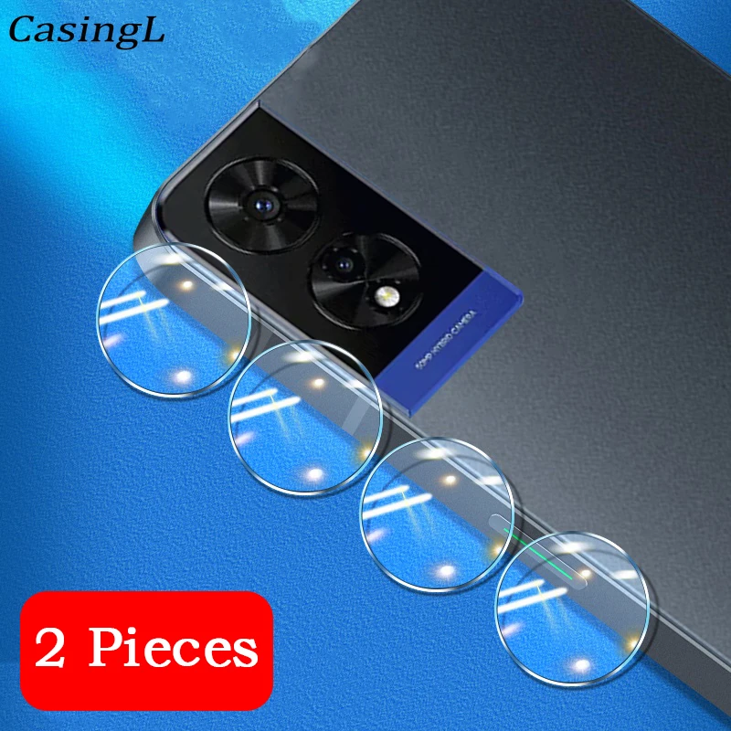 Skinlee 2Pcs For TCL 505 Camera Lens Protector Full Cover Lens Glass Film For TCL 50 SE 5G Tempered Glass