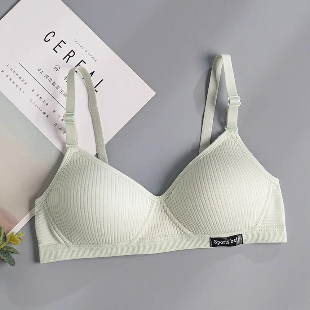 Breathable Seamless Boneless Triangle Cup Deep V  Bralettes Fitness Yoga Top Sports Bra Women Crop Top