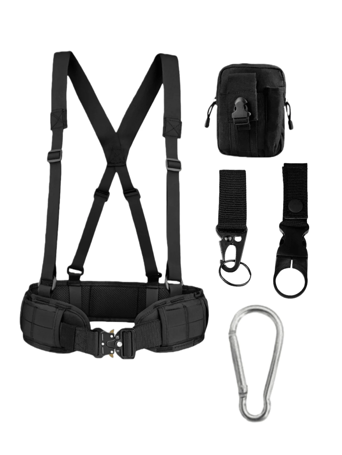 

7 New products cross-border outdoor military fan training tactical waist seal set multifunctional quick release Cobra nylon tact