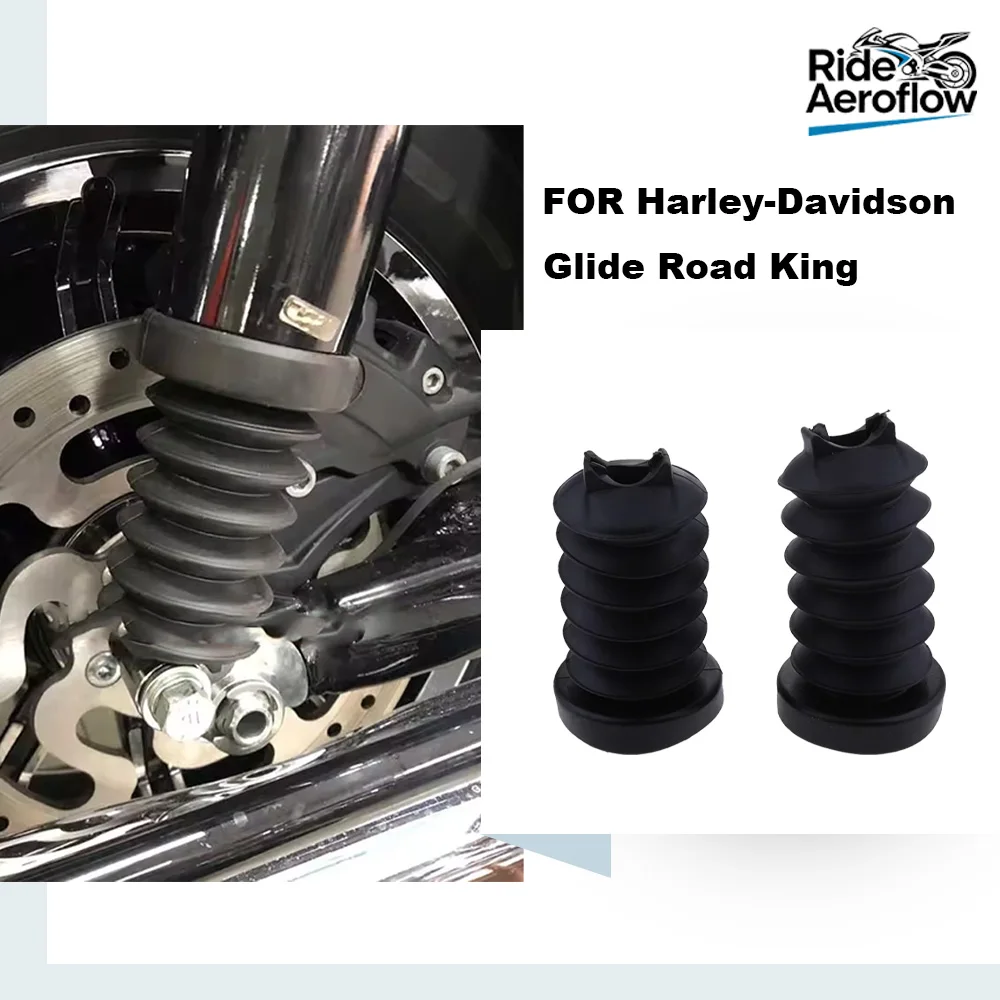 

Motorcycle Accessoires Rubber Rear Fork Cover Shock Absorber Cover For Harley Touring Street Electra Glide Road King 1997-2013