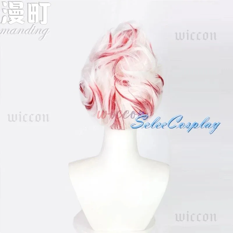 Okarun Occult Kun Cospaly 가발 애니메이션 Dandadan Okarun Ken Takakura Momo Ayase 흰색 빨간색 짧은 머리 내열성 섬유 할로윈