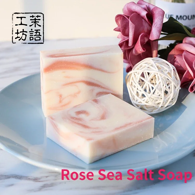 Honey Arnebia Cold-Made Handmade Facial Soap 90g Polygonum Multiflorum Ginger Shampoo Soap Rose Sea Salt Soap Mint Rosemary